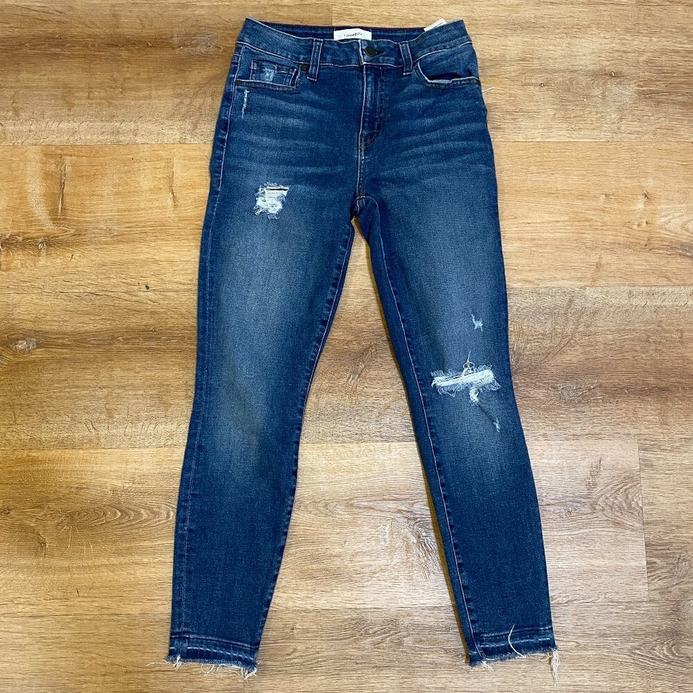 Level 99 Denim Women's Distressed Skinny Jean Size 28